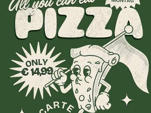 All You Can Eat Pizza, Lasagne & Tiramisu