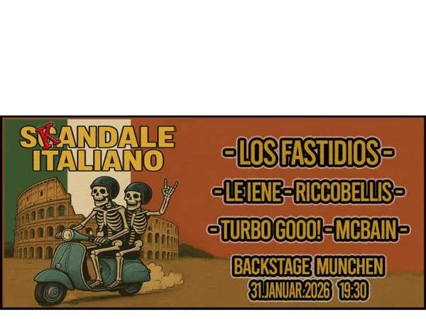 SPAGHETTI SKANDALE: Los Fastidios + Le Iene + McBain + Riccobellis